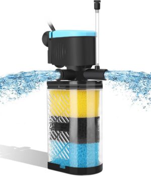 AquaMiracle Aquarium Filter 3-Stage...
