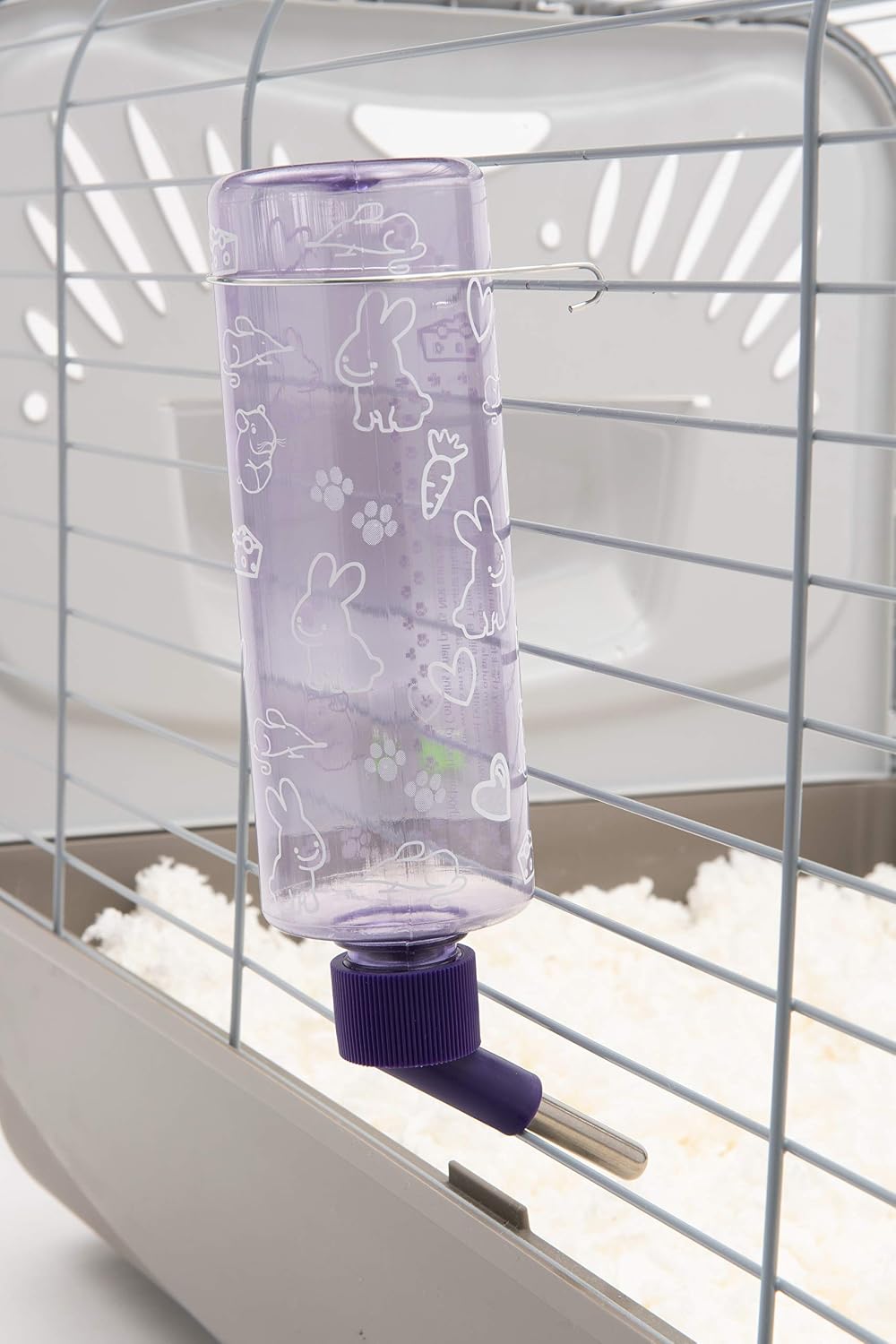 Lixit Standard Cage Water Bottles for Rabbits, Ferrets, Guinea Pigs, Hamsters, Rats, Mice and Other Small Animal's (16 Ounce, Clear) - Image 5
