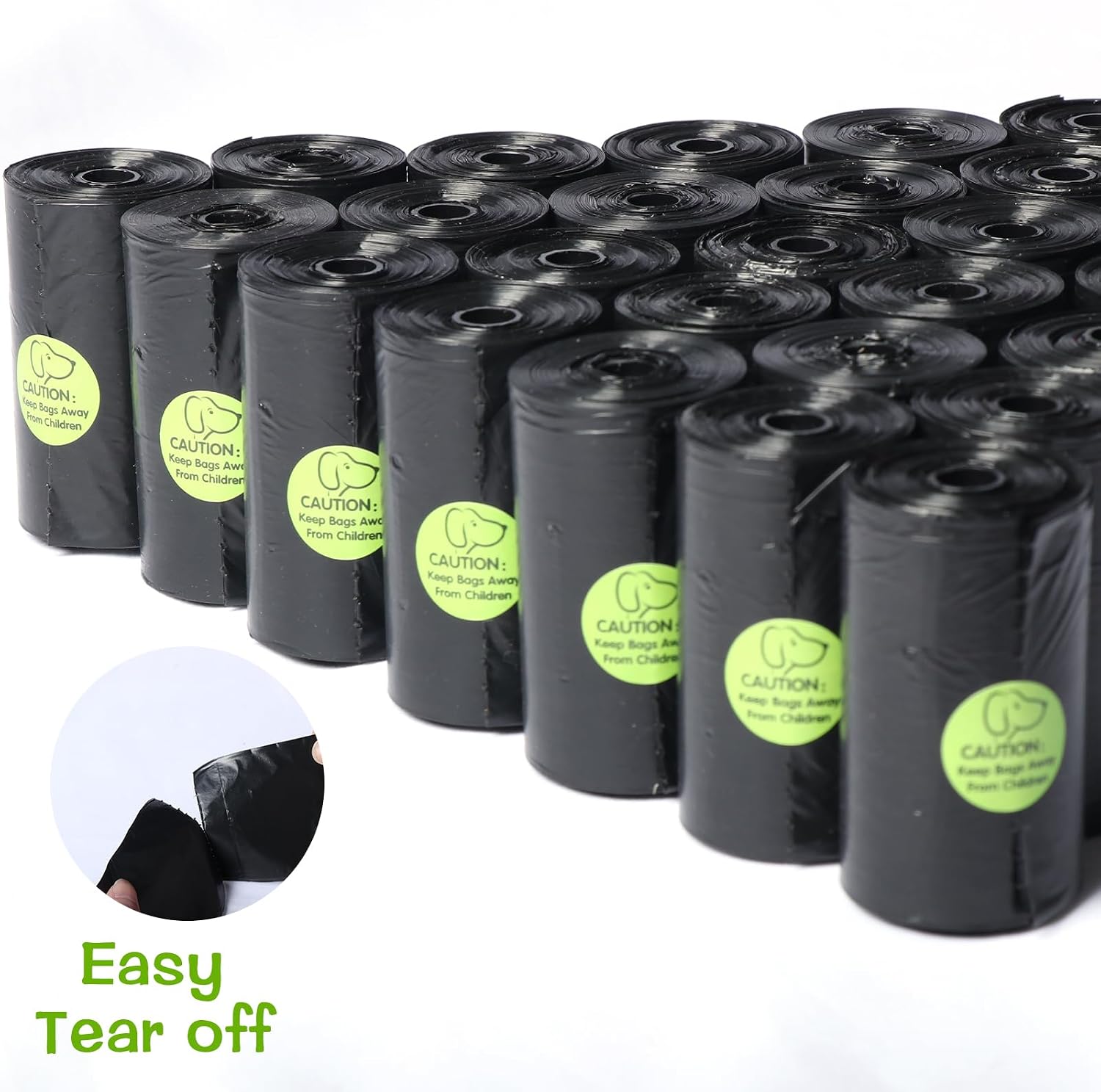 DREAM&GLAMOUR Dog Poop Bags,300 Count | value pack,Strong Poop Bags for Dogs,15 Rolls,20 Doggy Bag Per Roll,Each Measures 9 x 13 Inches,Guaranteed Leak-Proof - Image 2