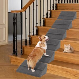 6 Pack Dog Ramp for Stairs with Non...