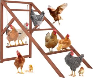 PETSFIT Wooden Chicken Roosting Bar...