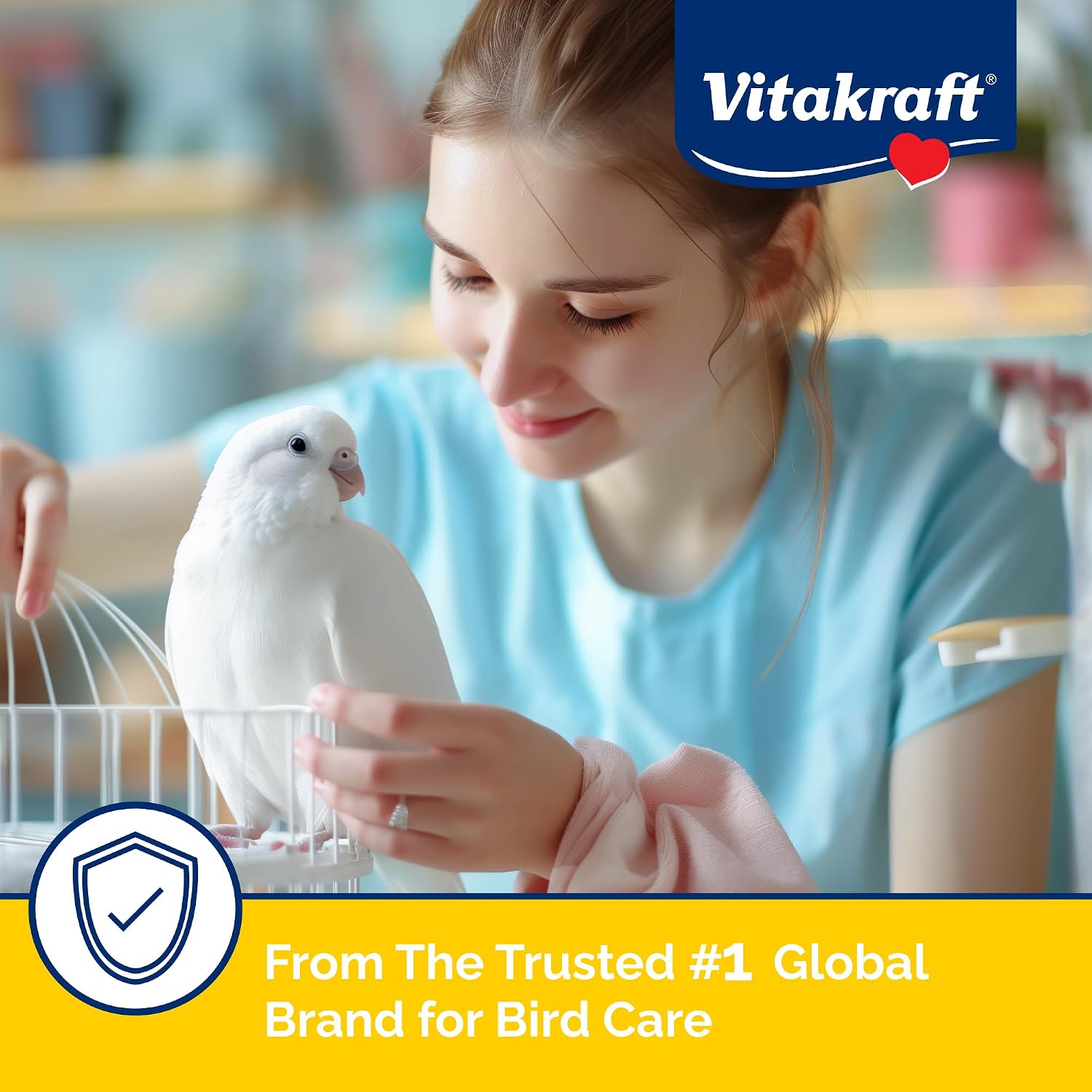 Vitakraft Cage Liners for Birds - For Parrot, Parakeet, Conure, and Cockatiel Cages White 20" X 18" 7 Count, Premium Absorbent Liner - Image 6