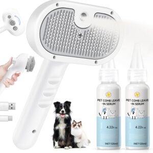 Pet Steam Brush Dog Cat 2026 New Gr...