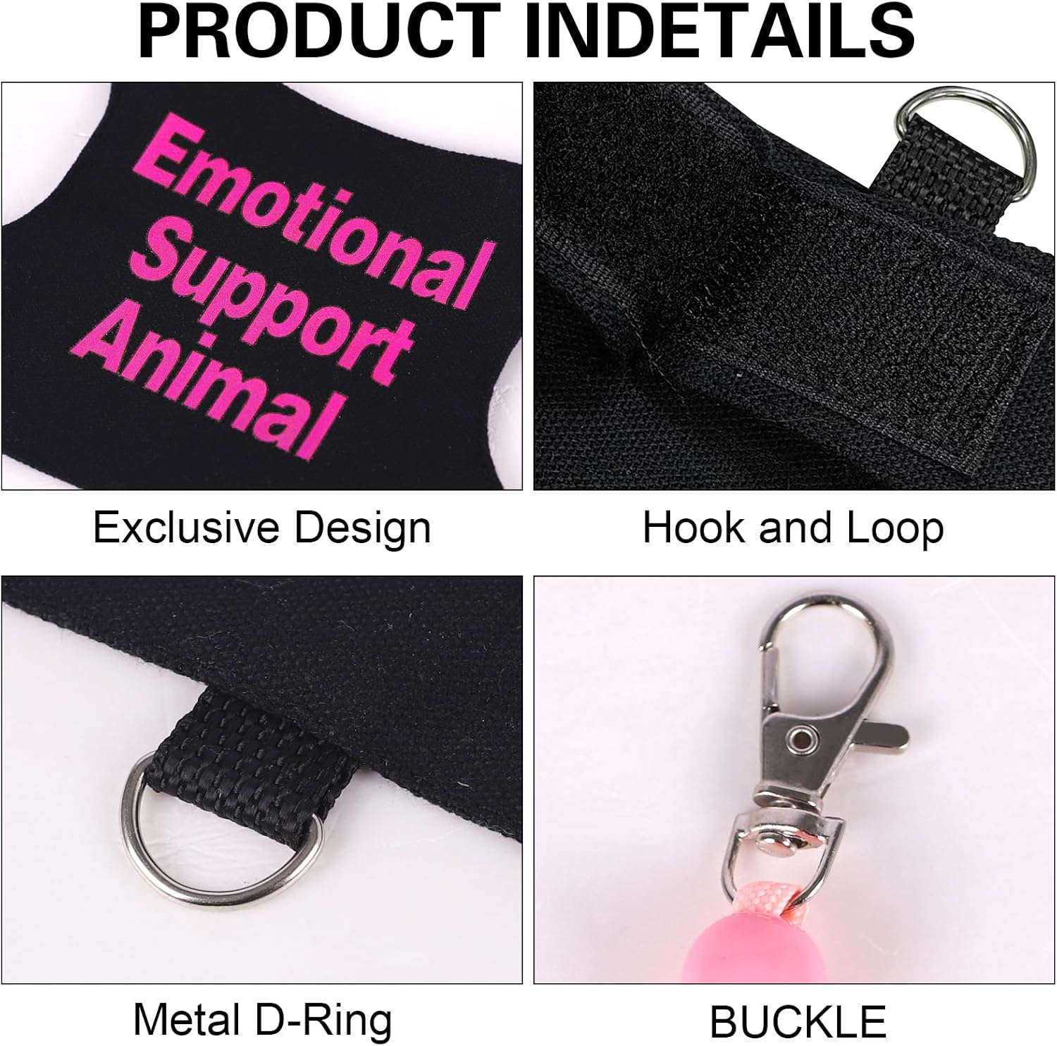 Bearded Dragon Harness and Leash Set Adjustable Reptile Lizard Leash Rope Vest Clothes Starter Kit Accessories for Small Animal Outdoor Walking Training - Image 3