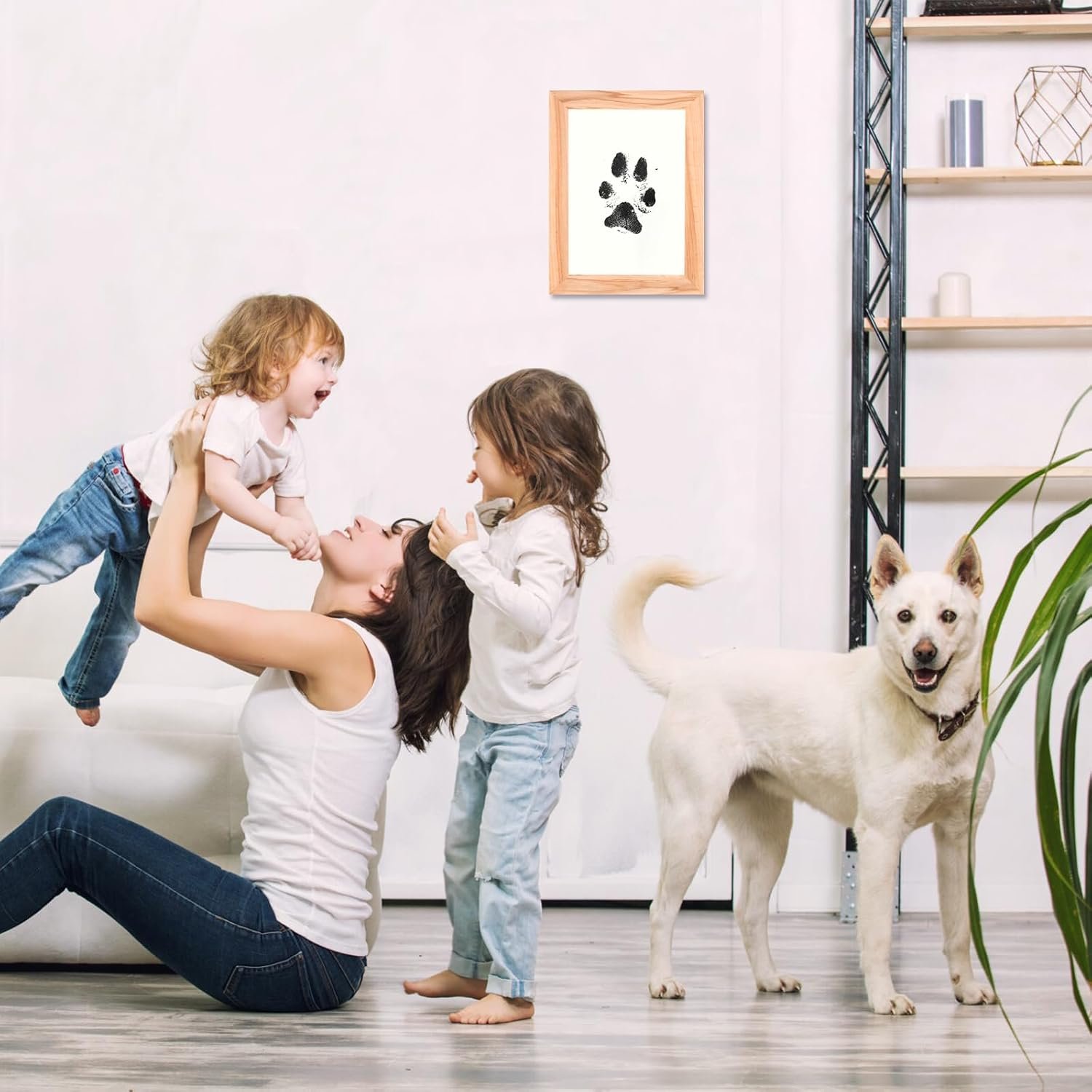 DeerZone Inkless Paw Print Kit for Dogs Cats,Clean Touch Ink Pads,4 Pack | Mess-Free,Pet Baby Safe,Inkless Baby Hand and Footprint Kit,2 Ink Pad Sizes,for Dog Nose Print,Pet Memorial Keepsake - Image 6