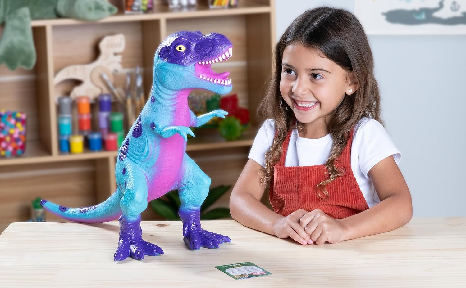 Wow in The World Soft Jumbo T-Rex | Kids Play Dinosaur | Learning Through Play | Includes Dinosaur Toy and Fun Fact Card - Image 4