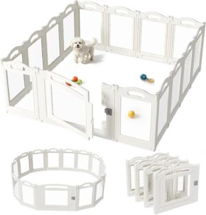 Foldable Clear Acrylic Dog Playpen ...