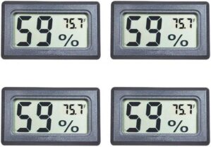 4-Pack Mini Digital Temperature Hum...