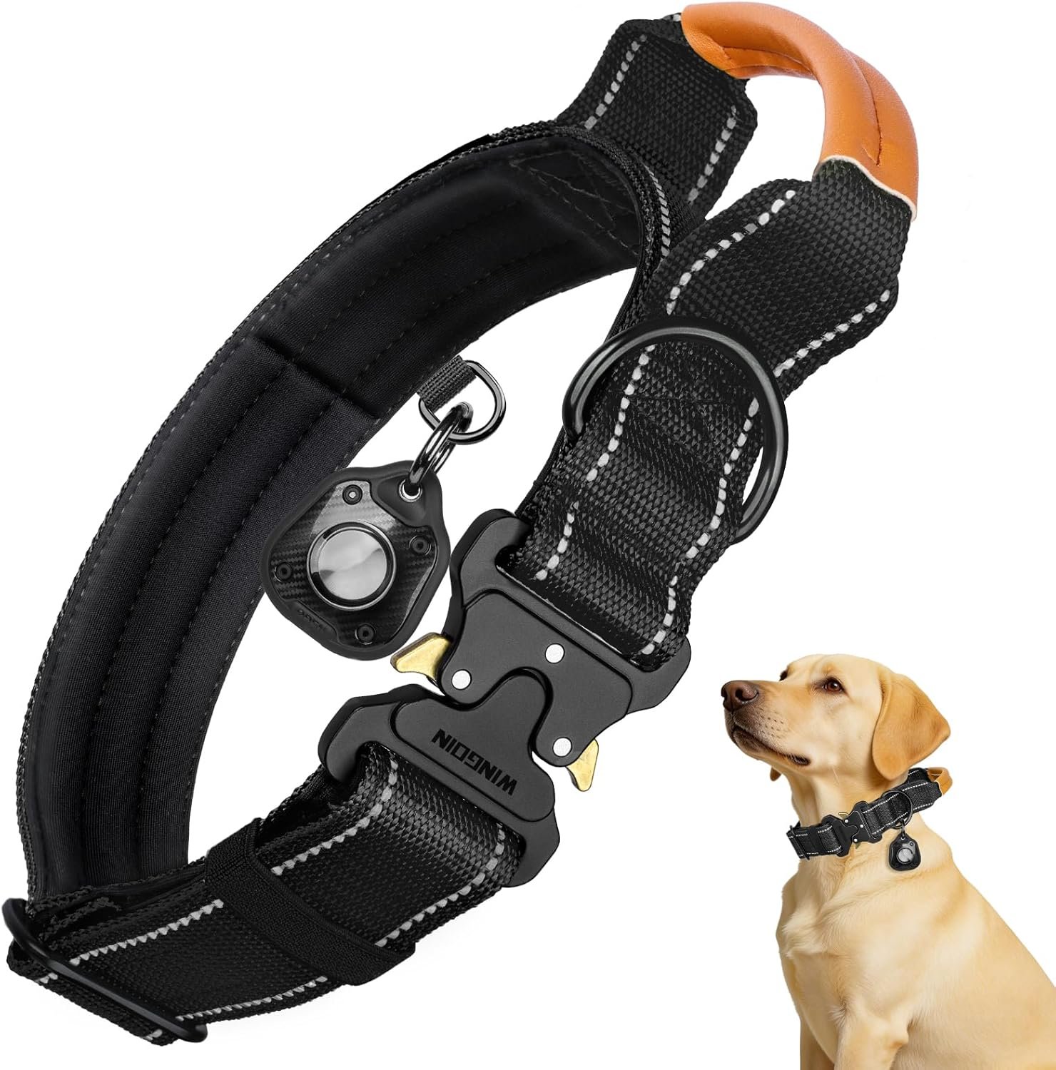 WINGOIN Tactical Dog Collars for Me...