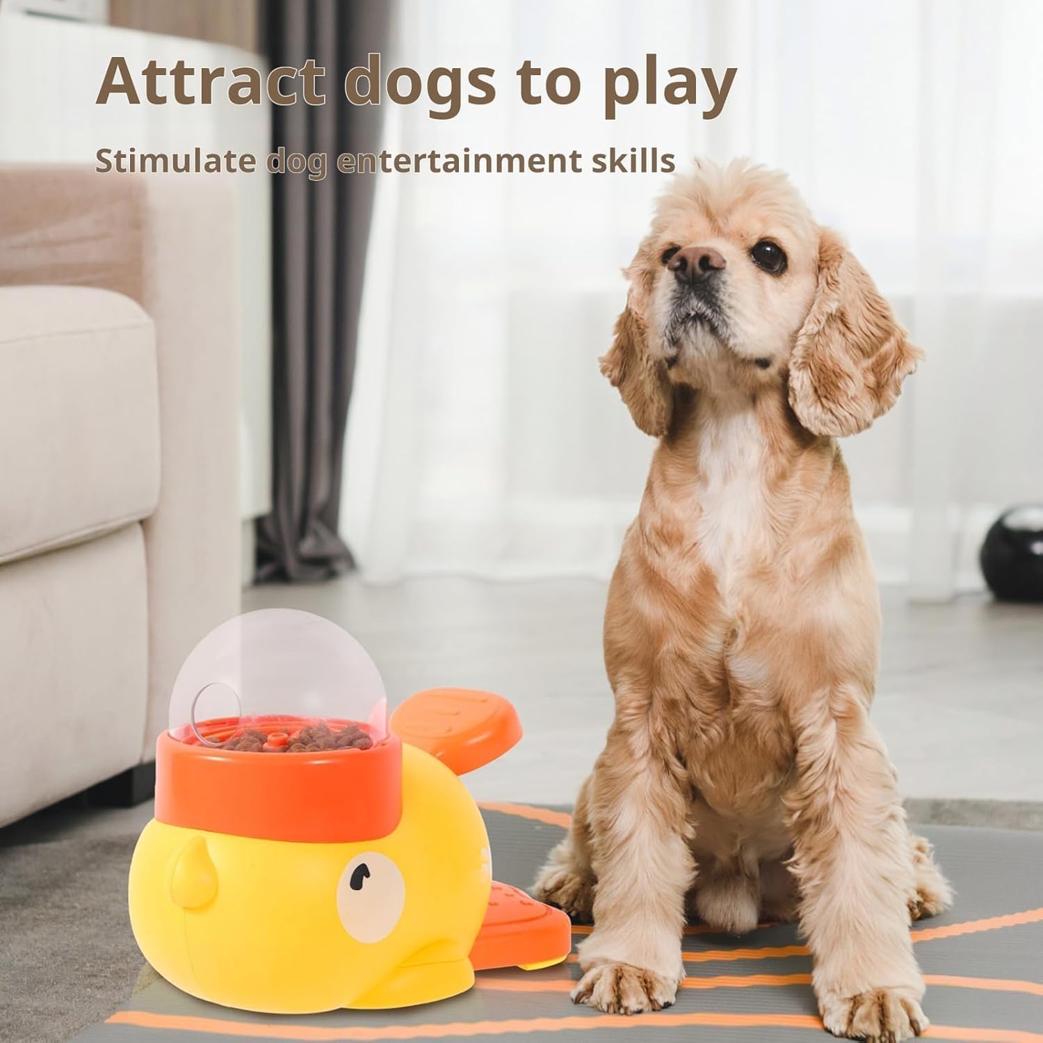 Small Dog Interactive Treat Dispenser Toy, Food Puzzle Slow Feeder | Interactive Slow Feeder Puzzle & Food Dispensing Toy, Mental Stimulation Puppy Chew Toy for Healthy Digestion & IQ Training - Image 5