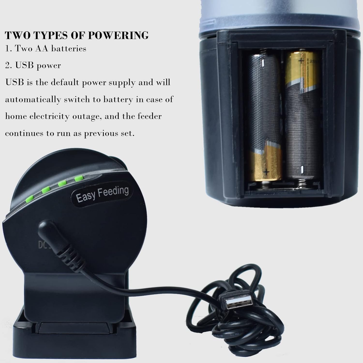 DXOPHIEX WiFi Fish Feeder Automatic Fish Feeder Automatic Dispenser Vacation for Aquarium and Turtle Tank with Feeding Ring - Image 4