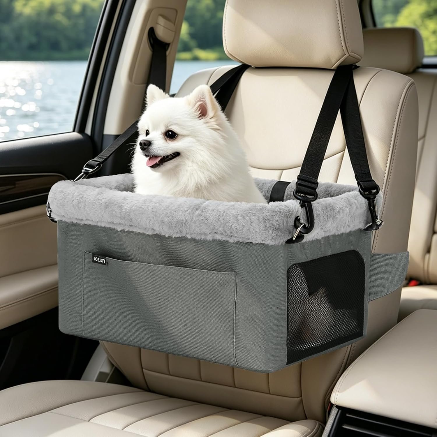 JOEJOY Deluxe Dog Booster Seat with...
