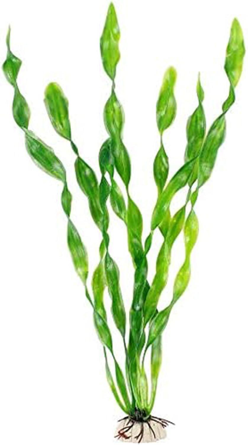 MyLifeUNIT Artificial Seaweed Water Plants for Aquarium, Plastic Fish Tank Plant Decorations 10 PCS (12 Inches Tall, Green) - Image 9