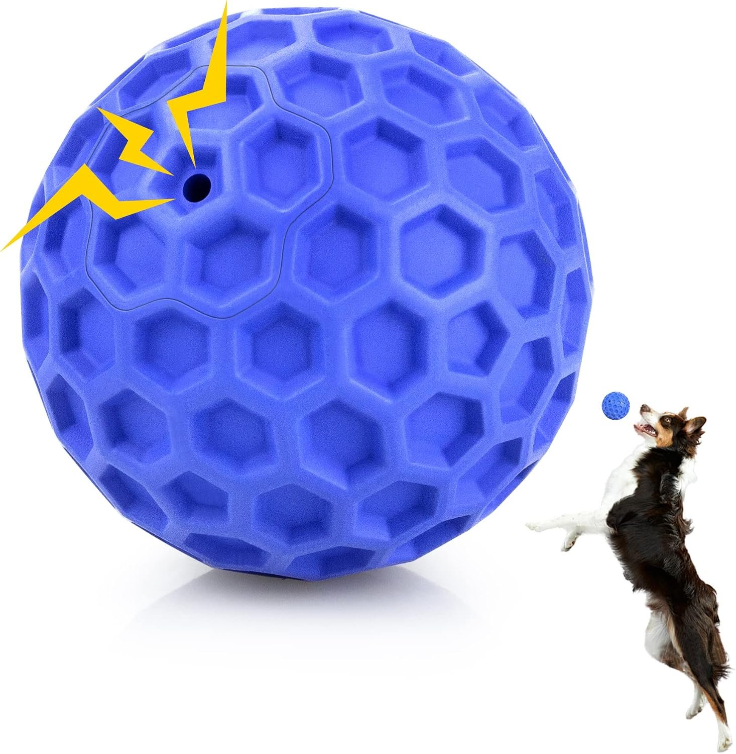 DISSKNIC Indestructible Squeaky Dog...