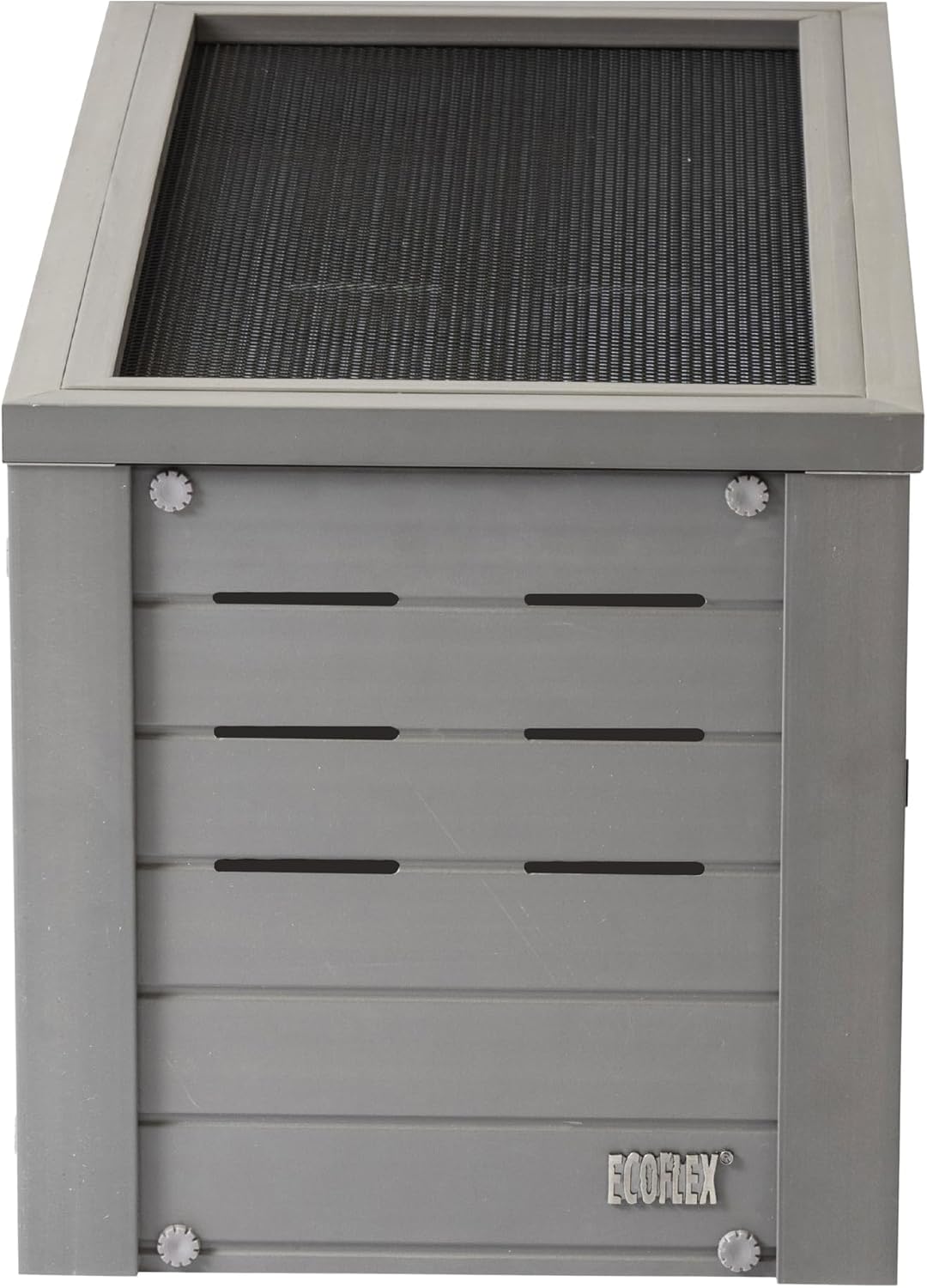 New Age Pet ECOFLEX Small 24" Reptile Habitat Enclosure, Glass Front Terrarium for Snakes, Lizards & Tortoises, in Maple or Grey, Easy to Clean, Front Access Design - Image 3