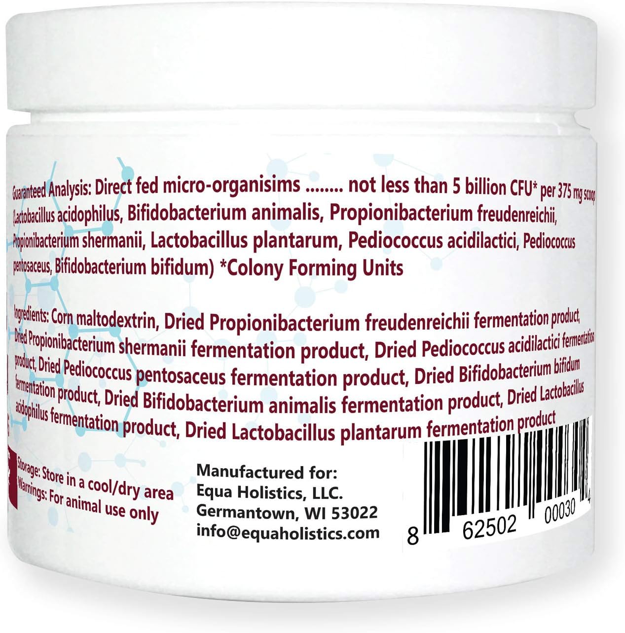HealthyGut™ Avian Probiotics Dietary Supplement for Parrots, All-Natural Digestive System Formula (120 Servings) - Image 7