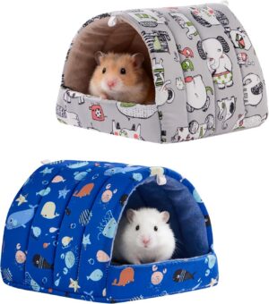 2 PCS Hamster Hideout,Washable Hams...