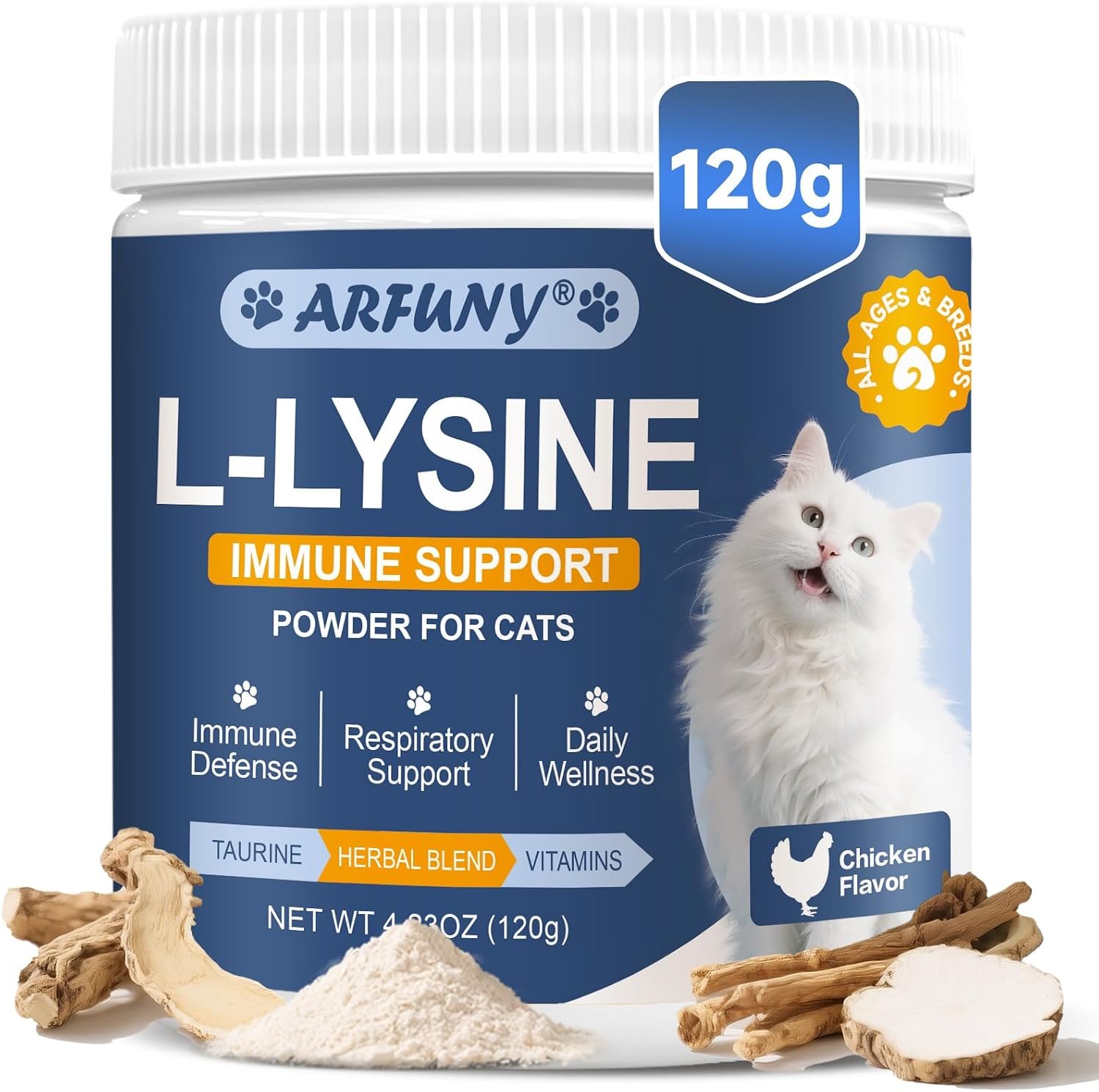 L-Lysine for Cats, Support Immune S...