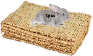 Hamiledyi Grass Mat Woven Bed Mat f...