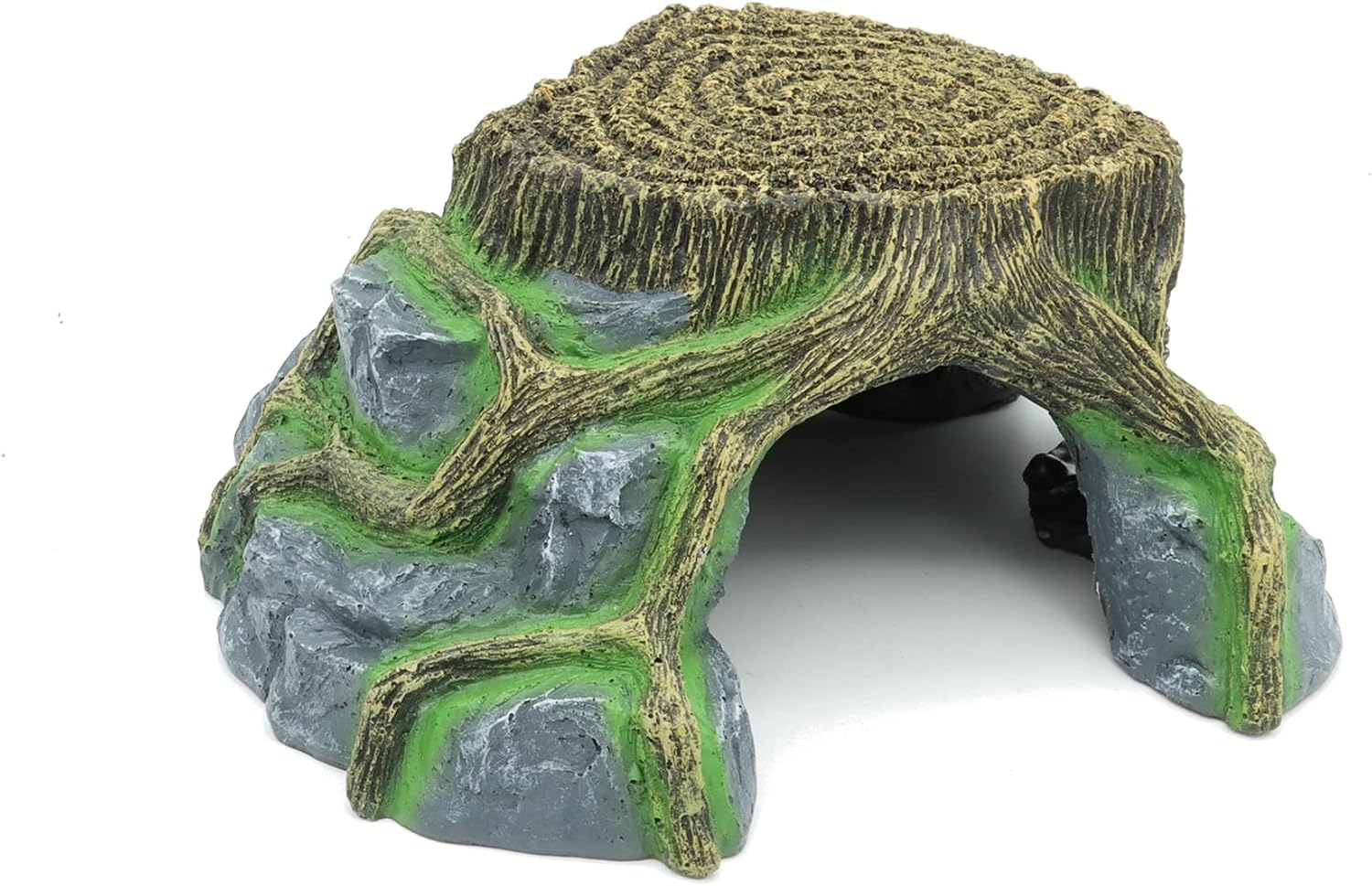 JIHAQUA Resin Large Turtle Tank Accessories Reptile Hideouts Cave Habitat Decor for Gecko Leopard Lizards Toad - Image 7