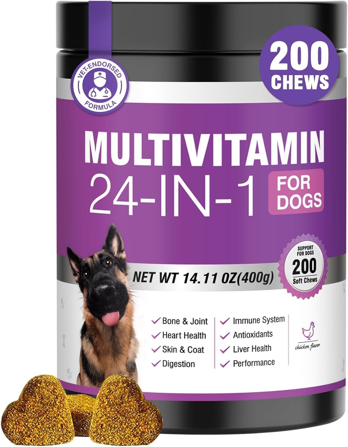 24-in-1 Dog Vitamins and Supplement...