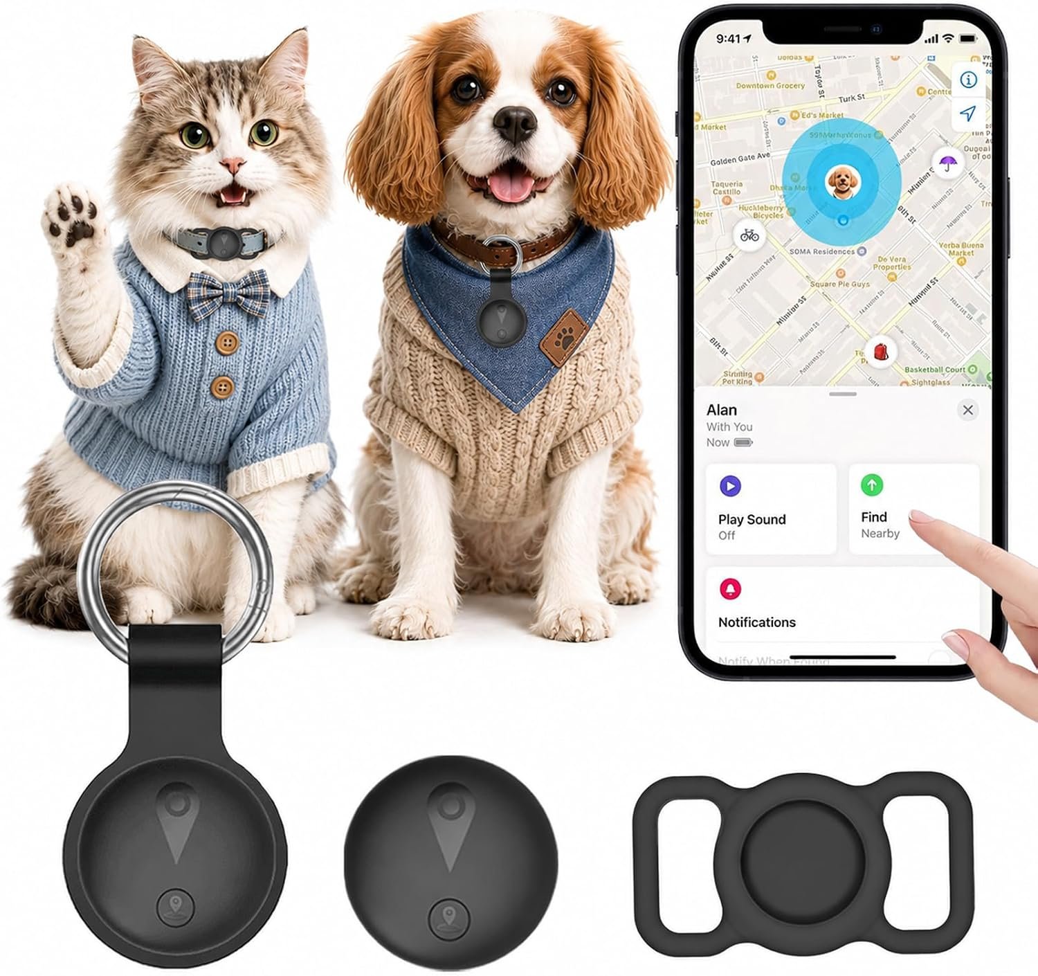 Pet GPS Tracker for Dogs,Mini Colla...