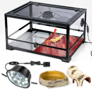 REPTIZOO 5-in-1 Reptile Terrarium S...
