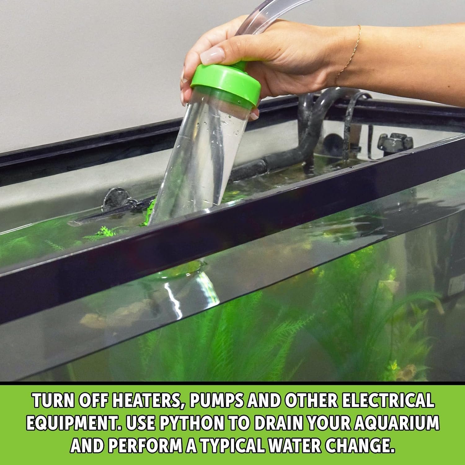 Python No Spill Clean and Fill Aquarium Maintenance System, Gravel Cleaner and Water Changer, 50 Foot | Gravel Cleaner and Water Changer - Image 6