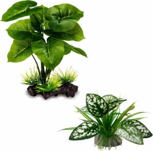 Moonorange Reptile Artificial Plant...