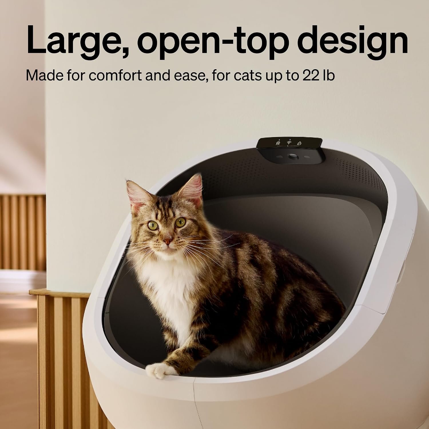 PETLIBRO Automatic Litter Box Bundle with Accessories Kit, Open Top Self Cleaning Litter Box with AI-Camera Waste Analysis, Multi-Cat Recognition, Usage Tracking, Auto Odor Control & Safety Sensors - Image 7