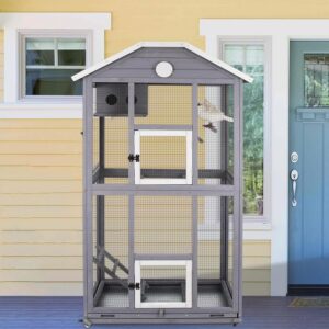 Gowoodhut Outdoor Bird Cage Large, ...