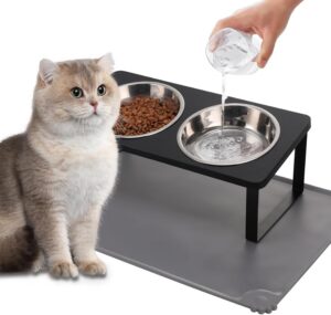 Summark Upgraded Elevated Cat Bowls...