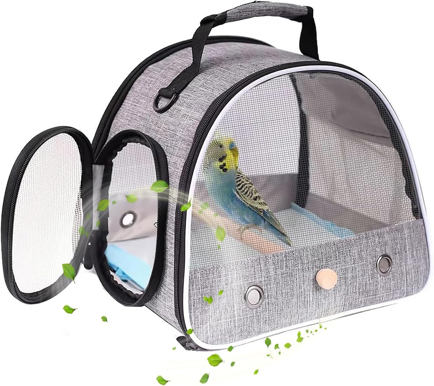Small Bird Travel Carrier, Portable...