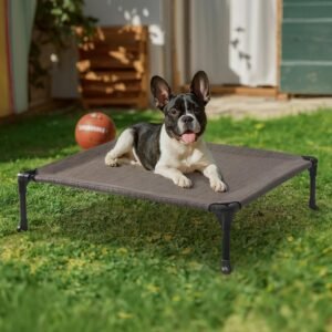 Veehoo Outdoor Elevated Dog Bed for...