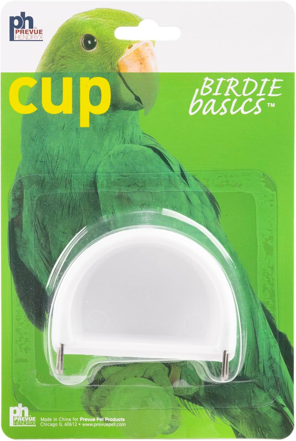 Prevue Pet Products BPV1181 2-Pack Universal Plastic Hanging Cups for Small Birds, Colors Vary - Image 2