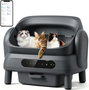 XXXL Self-Cleaning Cat Litter Box, ...