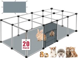 20 Panels Small Animals Playpen, 48...