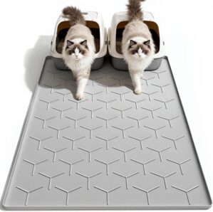 Garoopion Cat Litter Box Mat, Large...