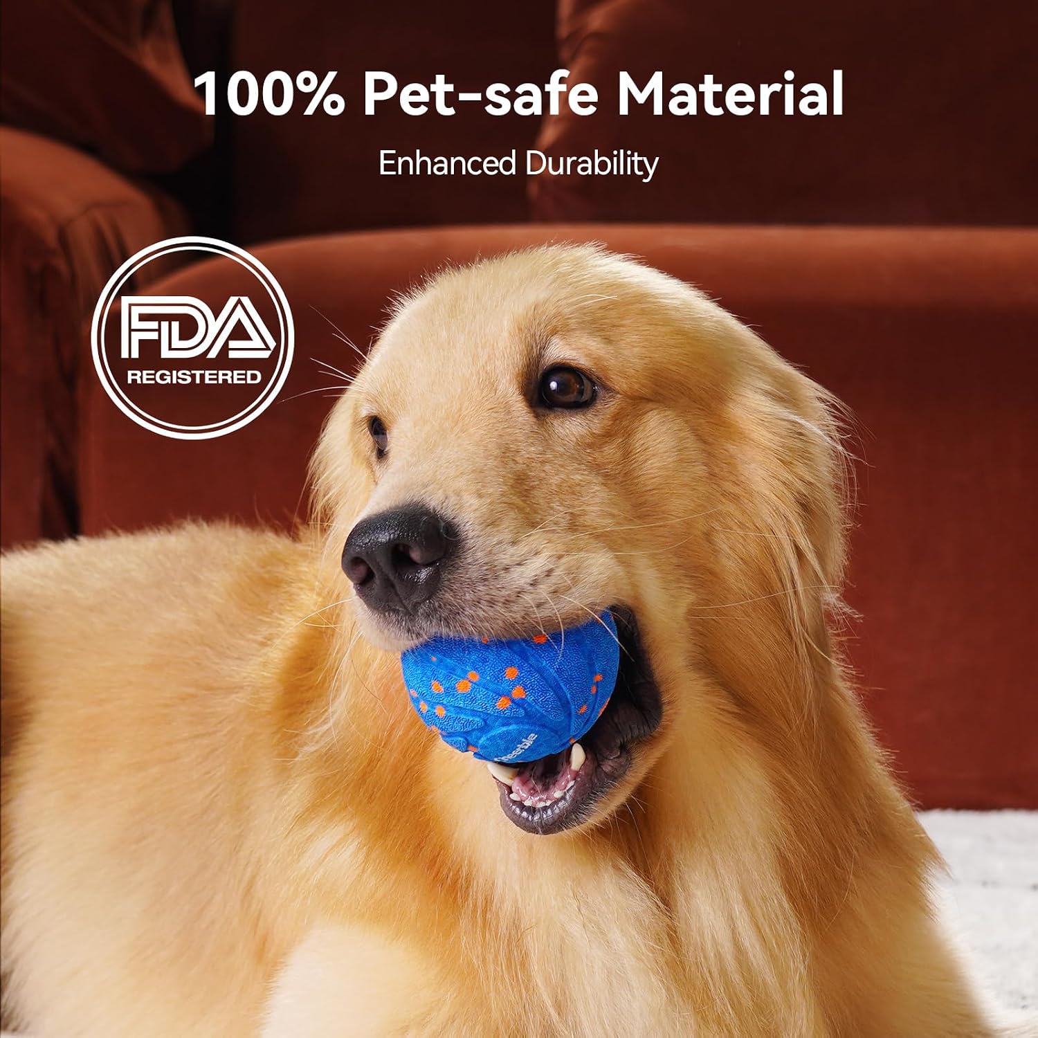 Cheerble Smart Interactive Dog Toy, Wicked Ball AIR, Automatic Moving, Bouncing, and Rotating, E-TPU Material, IPX7 Waterproof Rating, Active Rolling Ball for Puppy, Medium and Large Dogs - Image 6