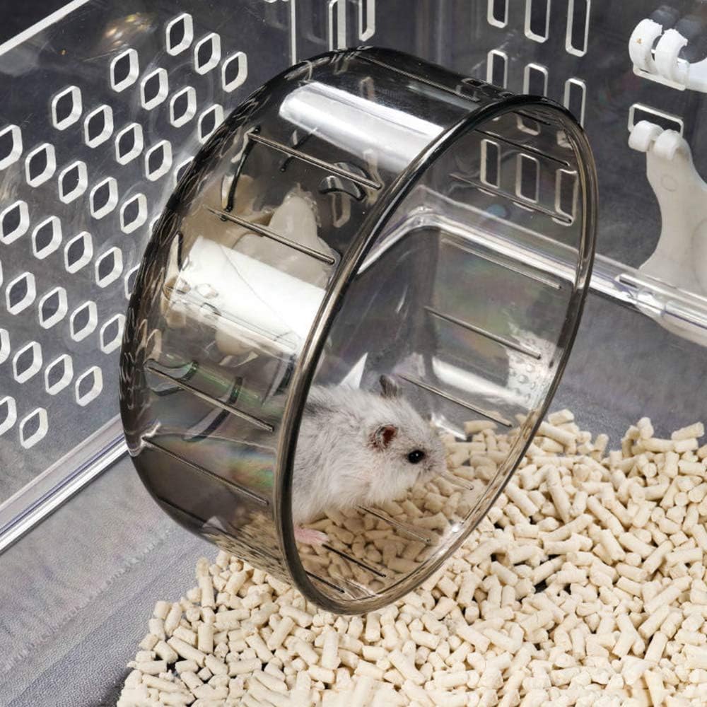 GOLDEAL 5.1 Inches Small Silent Hamster Wheel, Toys for Cage, Super Mute Spinner Exercise Running Wheel for Gerbils or Mice - Image 5
