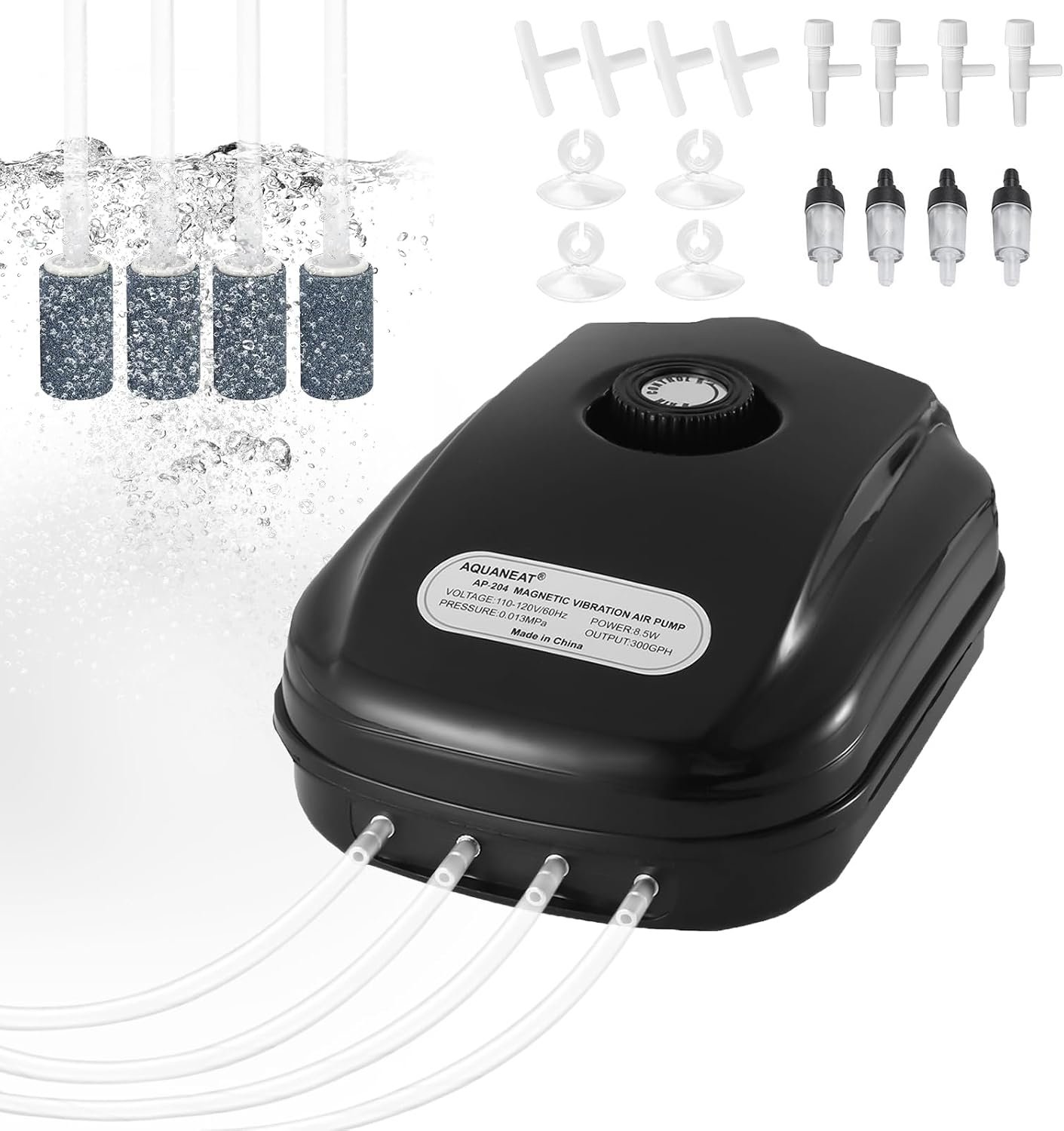 AQUANEAT Aquarium Air Pump 300GPH, ...