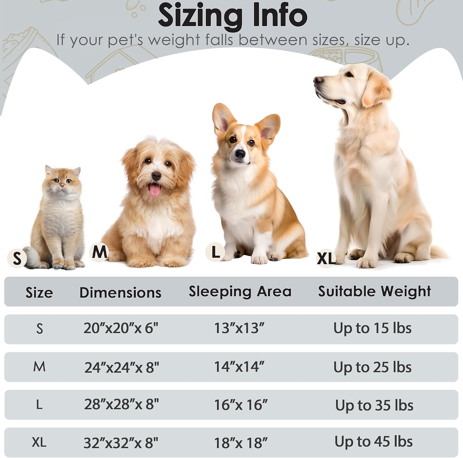 Hoewina Dog & Cat Bed for Indoor Cats, 20in Calming Donut Bed for Puppy and Kitten, Washable Round Fluffy Pet Bed for Small Medium Dogs and Cats (Light Grey) - Image 2