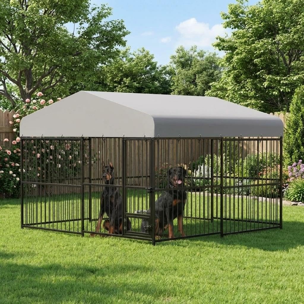 GarveeTech 10x10x6 ft Outdoor Dog K...
