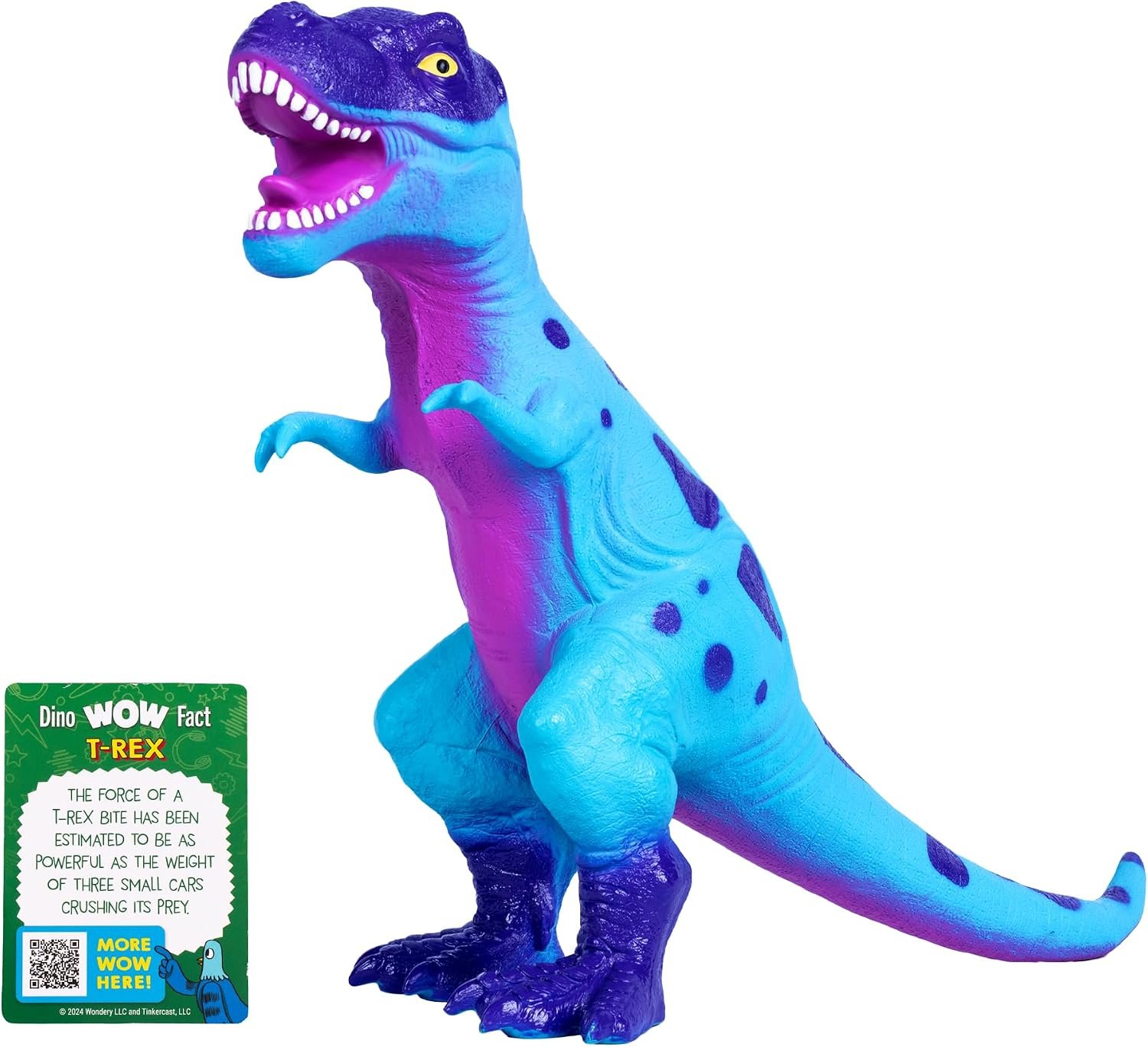 Wow in The World Soft Jumbo T-Rex | Kids Play Dinosaur | Learning Through Play | Includes Dinosaur Toy and Fun Fact Card - Image 2