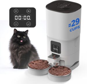 PAPIFEED Automatic Cat Feeder 2 Cat...