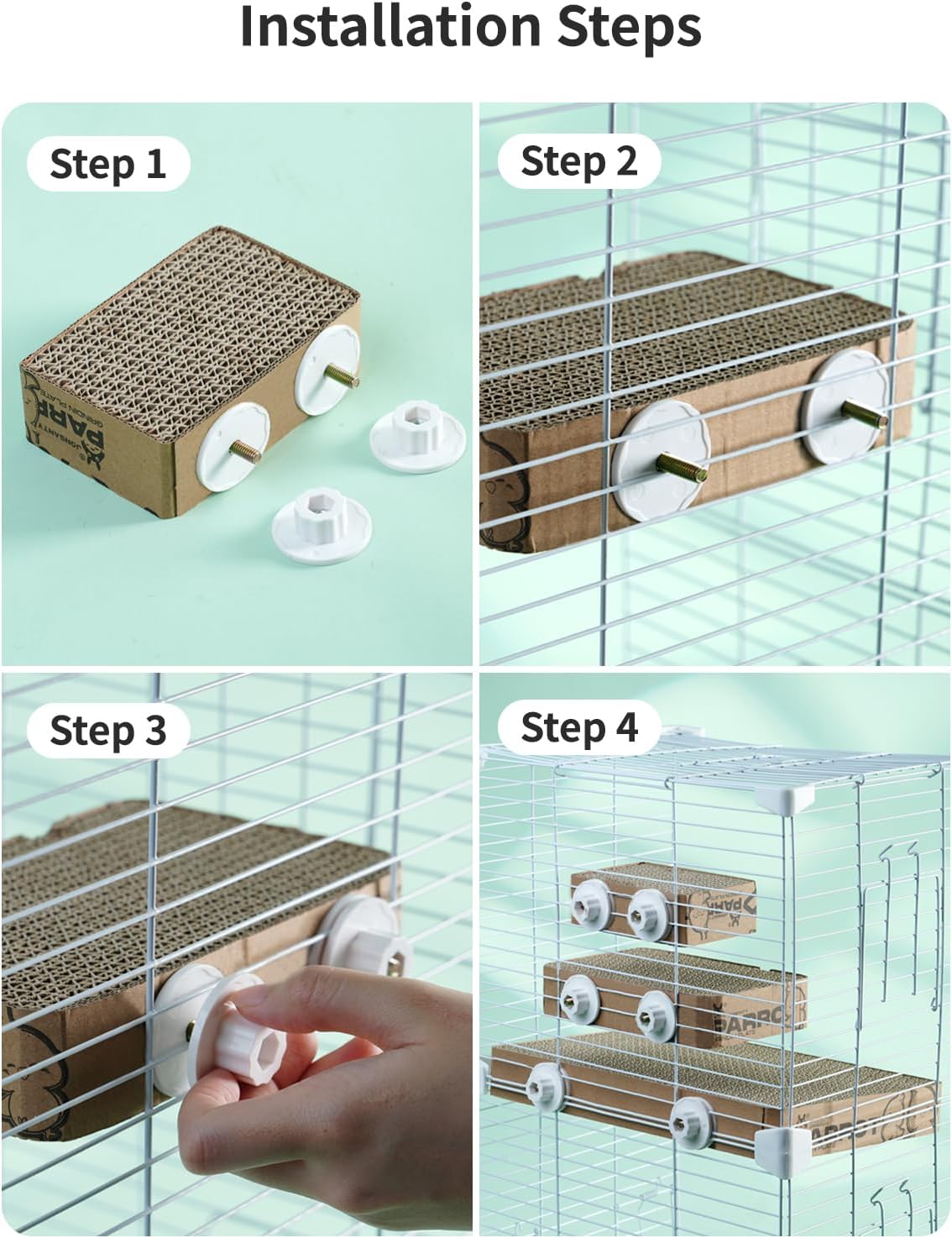 7.3 Inch Paper Bird Toys, Bird Platform, Parrot Toy, Help Birds Clean Beak, Release Stress, Reduce Boredom - Suitable for Budgie, Cockatiel, Lovebird, and Other Small to Medium-Sized Pet Birds - Image 7
