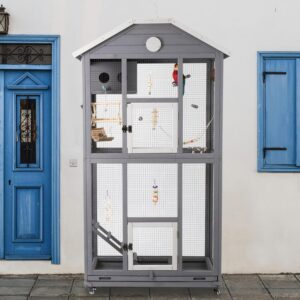 Ketive 65in Outdoor Bird Aviary wit...