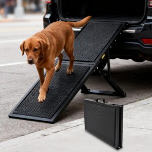 Dog Ramp for Car,49.4″x 16.1&...