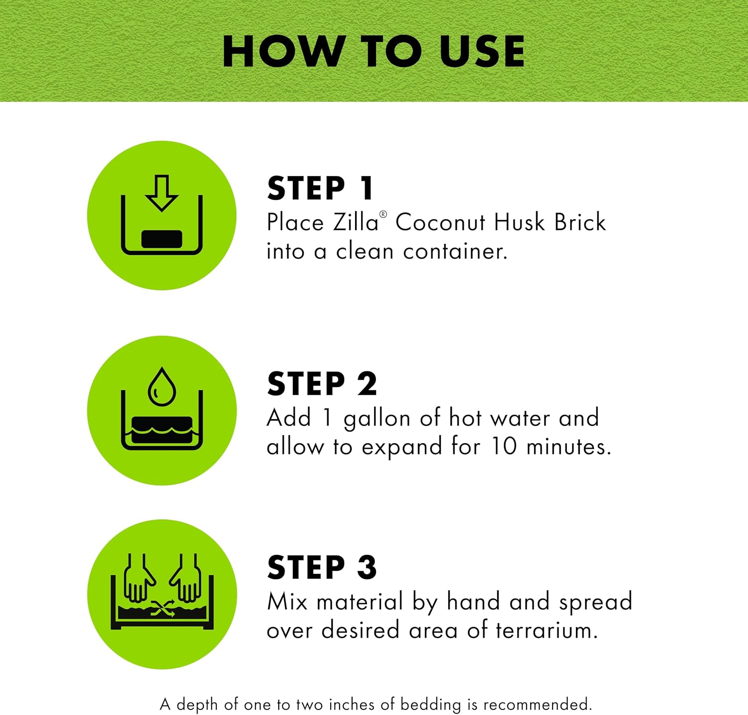 Zilla Coconut Husk Brick, Organic Bedding for Reptiles, Made with 100% Coconut Fiber, Ideal for Tropical Habitats and Egg Incubation - Image 6