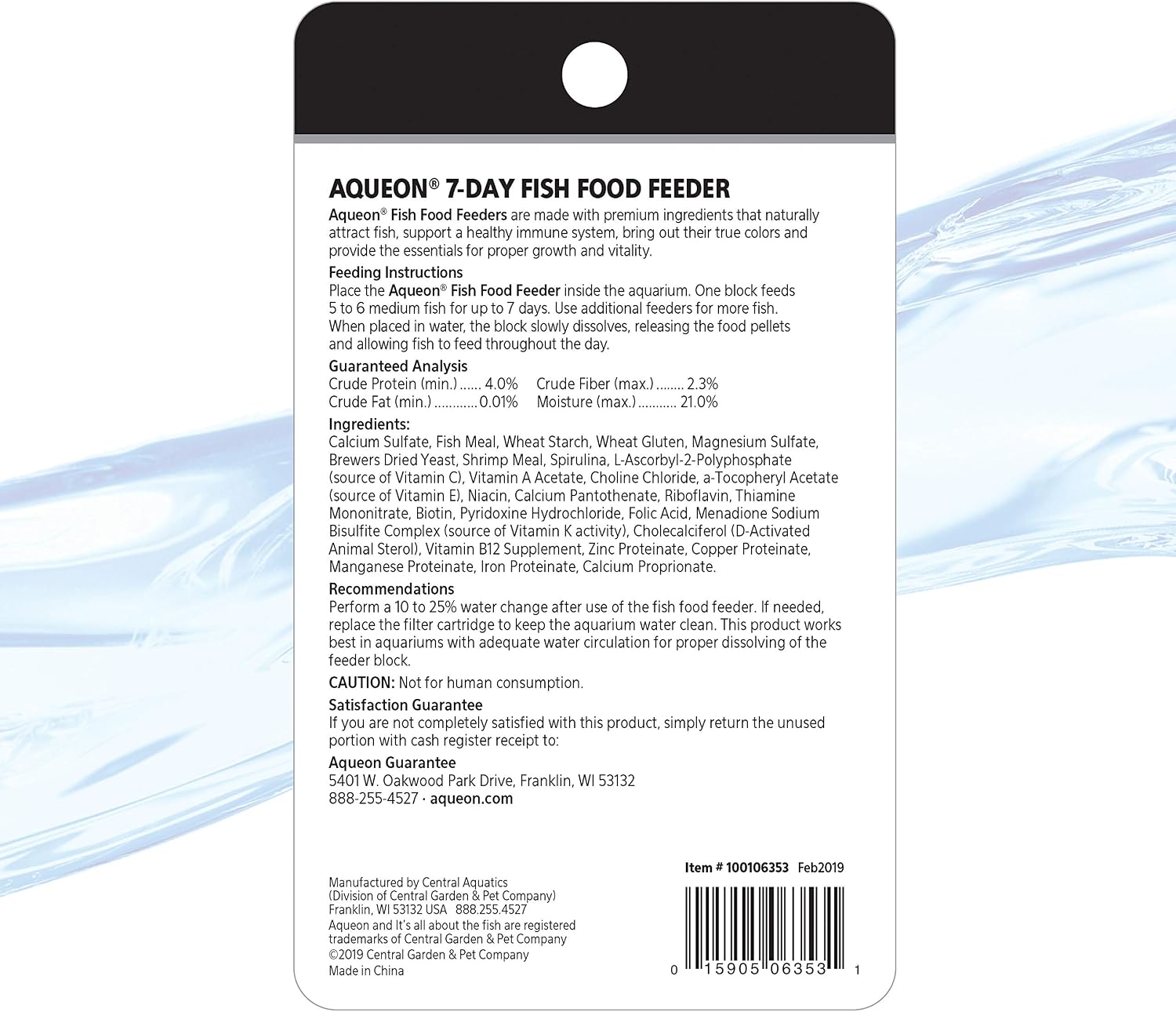 Aqueon 7 Day Vacation Feeder Slow- Release Fish Food for Tropical Fish - 1 Pack - Image 7